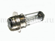 Лампа головного света галоген P15D-25-1 12V 18/18W прозрачная (блистер)