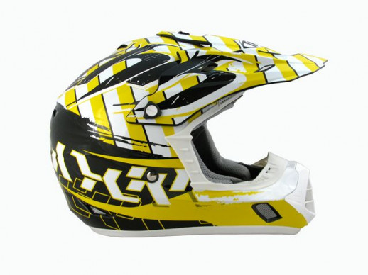 Мотошлем THH TX-12 №13 black/yellow (L) детский  