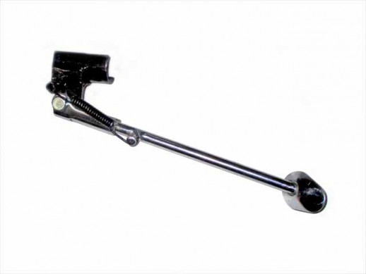 Подставка мотоцикла боковая  хром не регулируемая с сборе с кронштейном Урал  