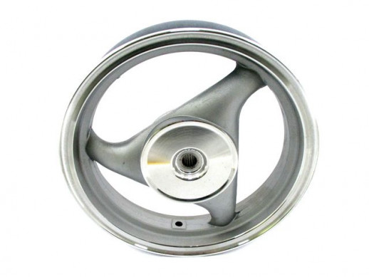 Диск колеса 12" задний, литой, барабанный тормоз 2.50-12 50-80сс 19 шлицов колодки 110  