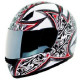 Мотошлем THH TS-38 №4 white/ red (S)  