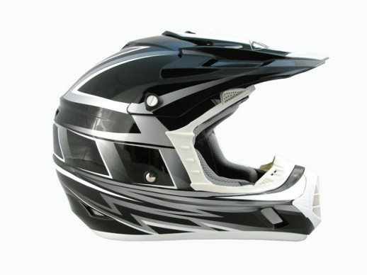 Мотошлем THH TX-12 №17 black/silver (L)  