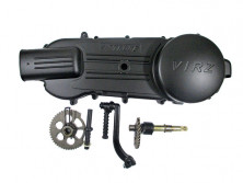 Крышка вариатора 4T152QMJ 150cc (с пусковым устройством сектор, храповик, кикстартер)