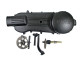 Крышка вариатора 4T152QMJ 150cc (с пусковым устройством сектор, храповик, кикстартер)  