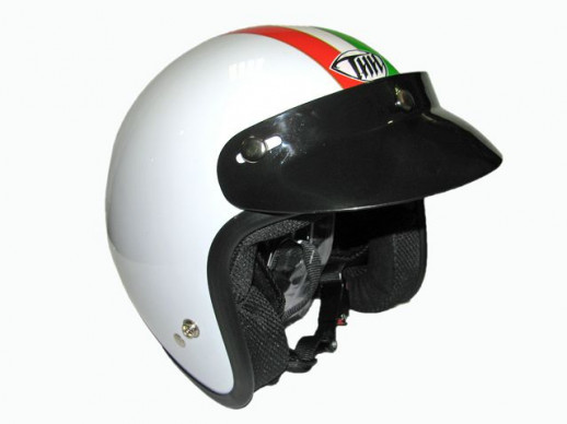Мотошлем THH T-380 №8 white/green (L)  