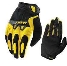 Перчатки THOR T02 (M) черно-желтые