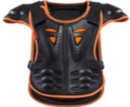 Защита тела (черепаха) детская (Free size) HEROBIKE черно-оранжевая жилет ARMOR  