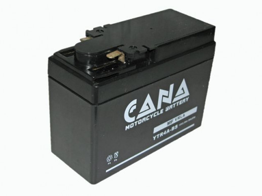 Аккумулятор CANA 12v/2,5hr YTR4A-BS (30EN, VRLA) 20 (Honda - "широкая")  