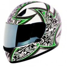 Мотошлем THH TS-38 №4  white/green (L)