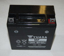 Аккумулятор YUASA MF GEL 12N5L-BS (12v/5hr) высокий герметичный (120*60*130/65) 10