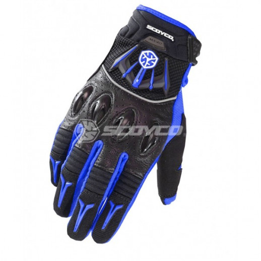 Перчатки Scoyco MX40  (М) синие  