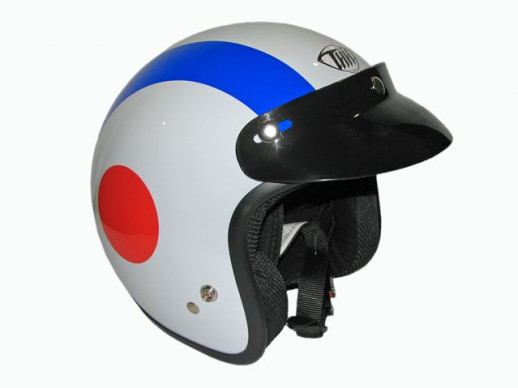 Мотошлем THH T-380 №6 matte skull (S)  