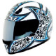Мотошлем THH TS-38 №4 white/ blue (S)  