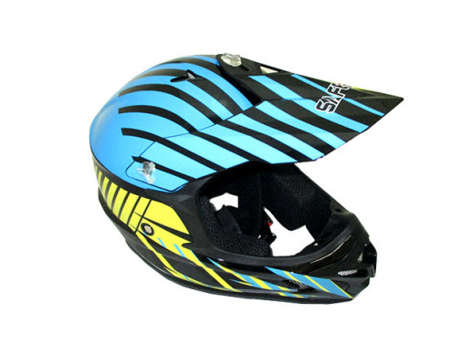 Мотошлем SAFEBET HF-115 (cross kids) black Q184 (L)  