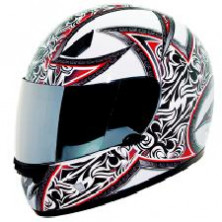 Мотошлем THH TS-38 №4 white/ red (XS)