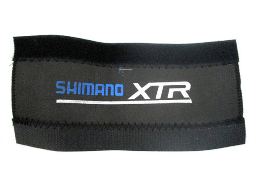 Защита рамы велосипеда от цепи (чехол из плотной ткани на липучке) бренд SHIMANO.  