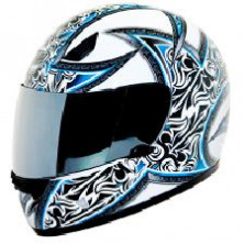 Мотошлем THH TS-38 №4 white/ blue (L)