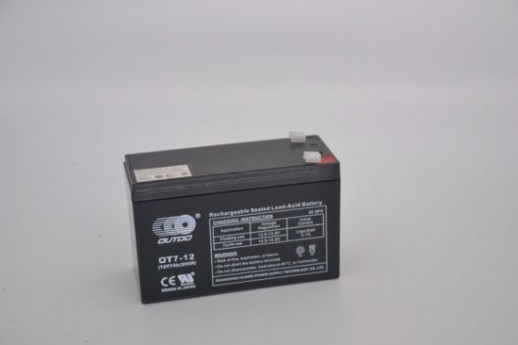 Аккумулятор OUTDO UPS OT7-12 (12v/7hr) MPS-1207 (151*65*94) 10 (кислотный,герметичный)  