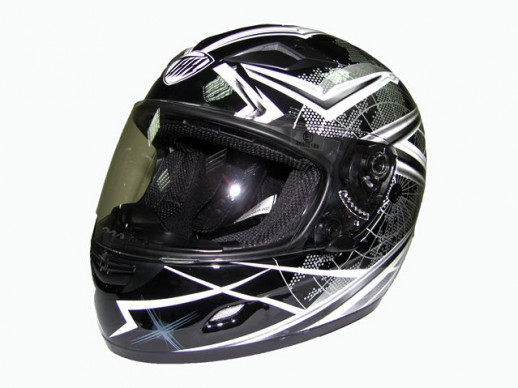 Мотошлем THH TS-39 №10 black/silver (XS)  