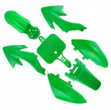 Комплект пластика для питбайка CRF50 (зеленый)
