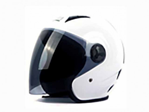 Мотошлем VIRTUE MD-207 открытый белый темное стекло (XL)  