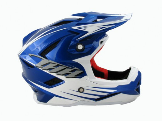 Мотошлем THH T-42 №2 blue/white (S)  