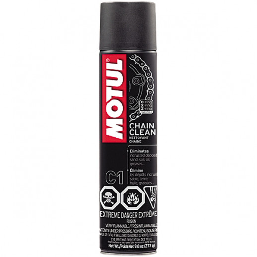 Масло MOTUL C1 Chain  Clean 12*0,4ml. Очиститель цепи. 102980  