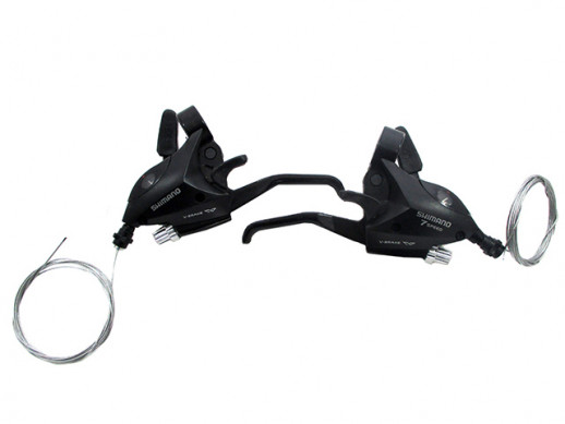 Комплект ручек перекл.скор.Index (моноблок черн.)3*7 аналог Shimano EF50 3132666-12  