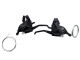 Комплект ручек перекл.скор.Index (моноблок черн.)3*7 аналог Shimano EF50 3132666-12  