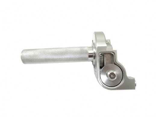 Ручка газа короткоходная в сборе (серая) CNC  