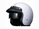 Мотошлем VIRTUE MD-211 открытый с козырьком и визором белый (M)  