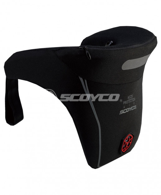 Защита шеи Scoyco N04 с молнией черная  
