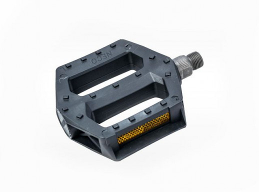 Педаль пластиковая HJL-824B, с подшипниками, с катафотами  