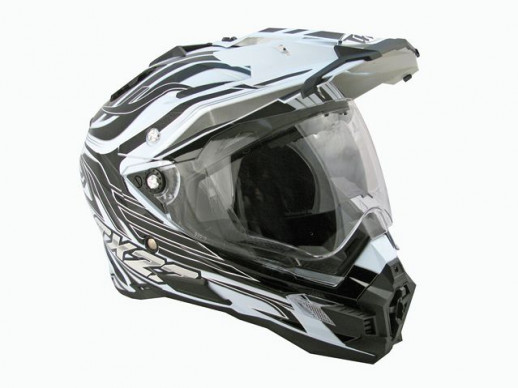 Мотошлем THH TX-27№1 white/black (XL)