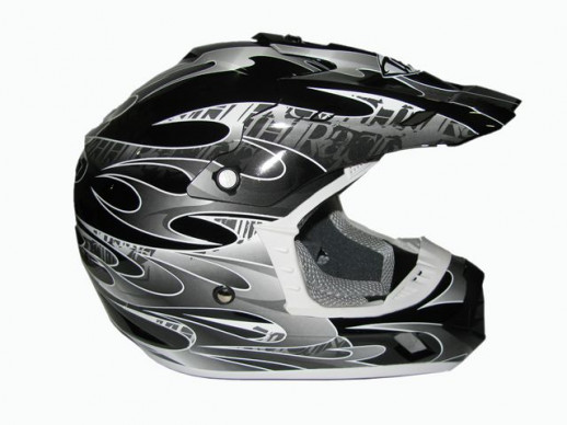 Мотошлем THH TX-12 №3 black/ white (L)  