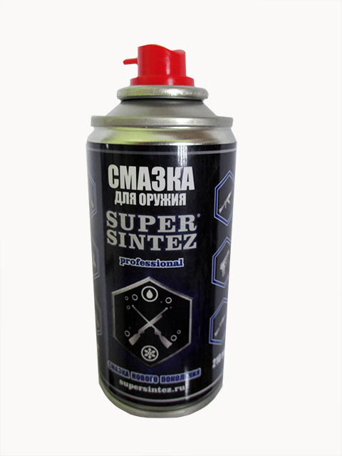 Смазка для всех видов оружия SUPERSINTEZ, 210мл.  