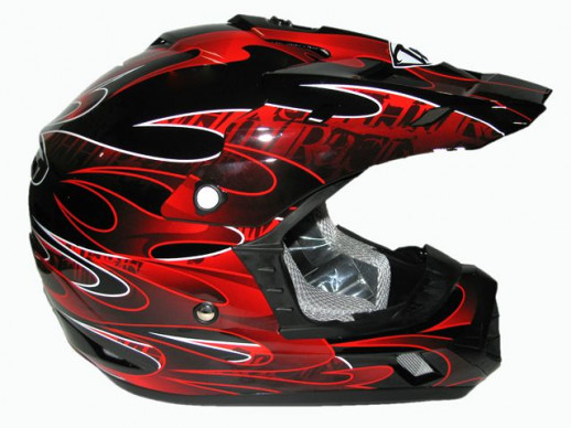 Мотошлем THH TX-12 №3 black/ red (L)  