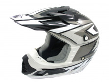 Мотошлем THH TX-12 №20 black/silver (M) детский