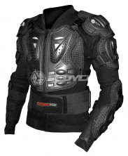 Куртка защитная (черепаха) AM02 черная (XXХL) Scoyco без логотипа