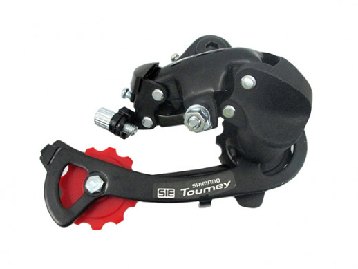 Переключатель скоростей задний (болт) аналог Shimano TZ30, черный  