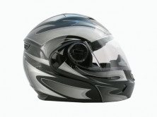 Мотошлем THH T-797 №2 black/ silver (L)