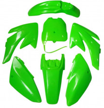 Комплект пластика для питбайка CRF70 (зеленый)