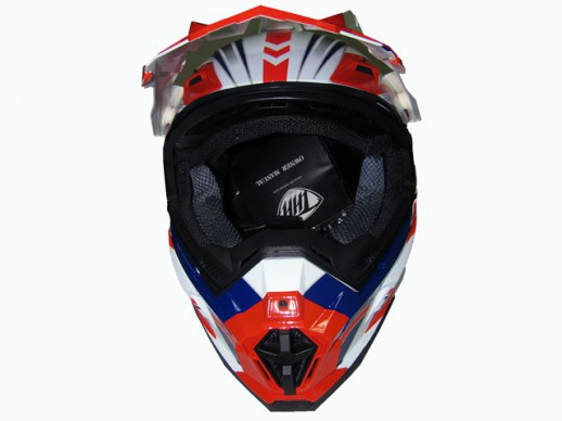 Мотошлем THH TX-25 №1 white/red blue (S)  