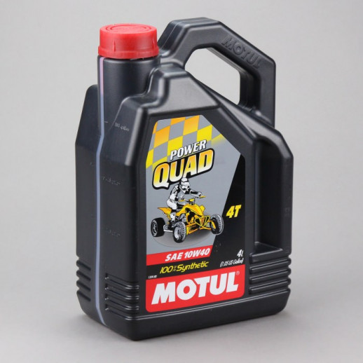 Масло MOTUL Power Quad 4T 10w40 (4 литра). Масло моторное для квадроциклов. 101469  