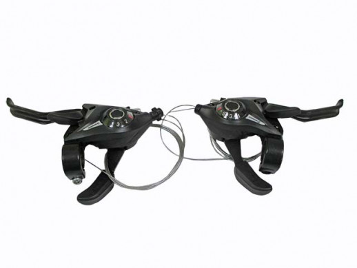 Комплект ручек перекл.скор.Index (моноблок черн.)3*7 аналог Shimano EF51 3132666-16  