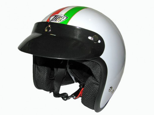 Мотошлем THH T-380 №8 white/green (M)  