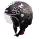 Мотошлем THH T-9 №2 matte black/silver orang (S)  