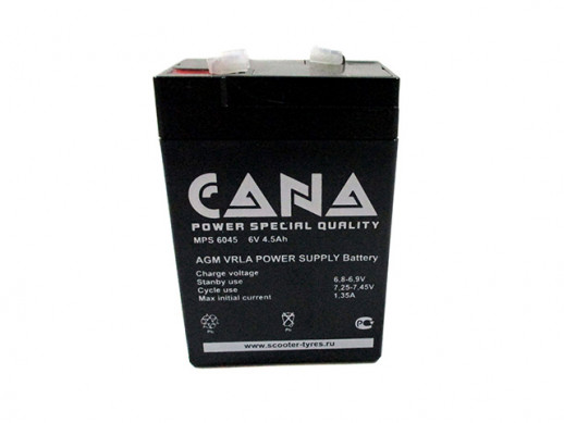 Аккумулятор CANA MPS 6v 4,5hr 20  