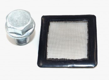 Пробка маслобака Дельта 139FMB/142FMD (болт + сетка)  