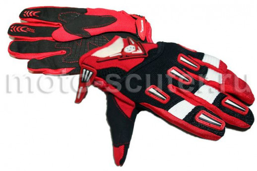 Перчатки Scoyco MX42-детские  (L) красные  